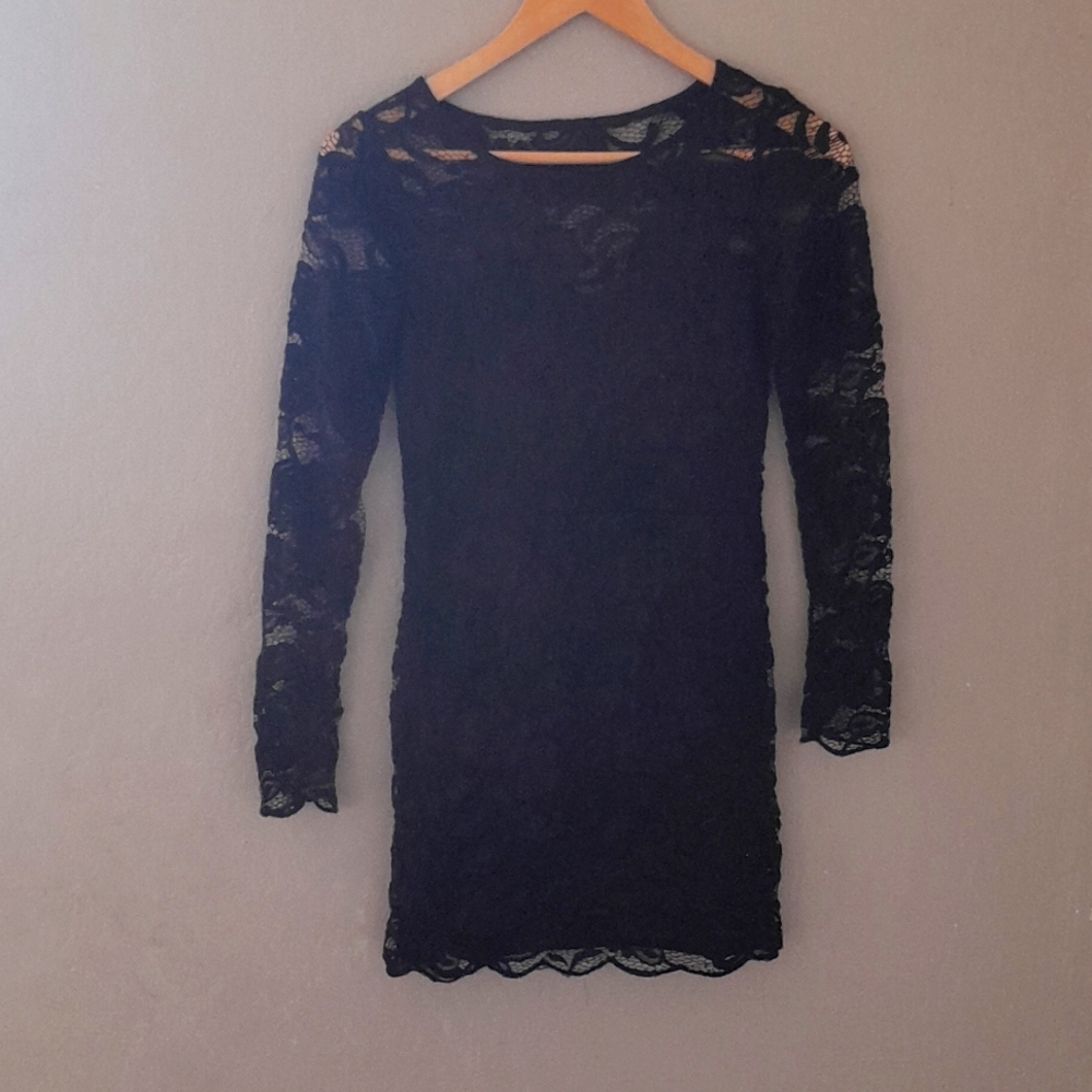 Black Lace Dress xs
